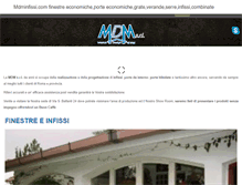 Tablet Screenshot of mdminfissi.com